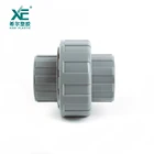 Injection Pvc Pipe Unions Free Sample Plastic Good Price Custom Support 1/2"-2" Pvc Pipe Union