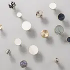 Solid Brass Round Furniture Cabinets Door Handles/konbs with Color slice
