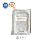 Polish gold silver and precious stones jewelry cleaning wet wipes/tissue bling shine display box
