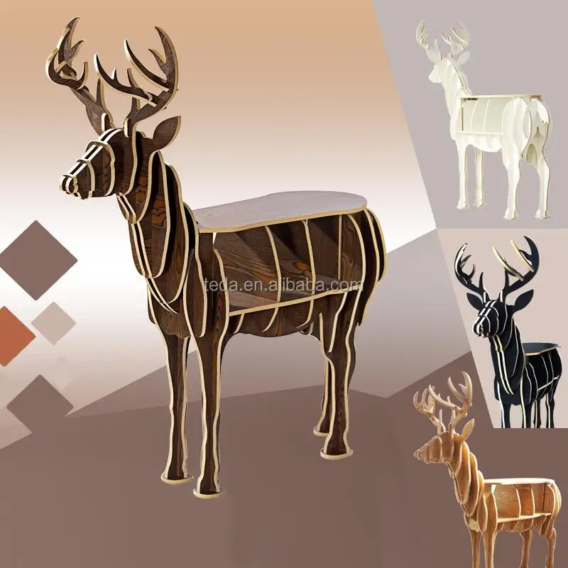 wood-deer-bookshelf-model-originality-rack