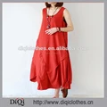 2015 Women fashion new large size dress summer linen dresses long