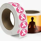 Circle Shape Full Color Custom Sticker Sheet White Label Printing