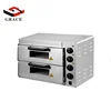 High Capacity Hotel Kitchen Bakery Equipment Electric 2 Layer Bread Baking Pizza Oven