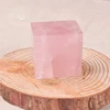 Natural Gemstone Crystal Cube Rose Quartz Square