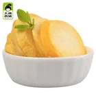 OEM service gift packing organic crispy yellow peach chips dried fruit snacks
