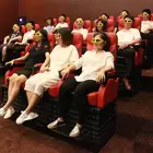 Hottest Theme Park 3d 4d 5d 6d Cinema System 7D Theater Movie Motion Chair 16 Seats Simulator