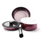 aluminum cookware cooking pots fry pan sauce pan milk pot set cook ware kitchenware set