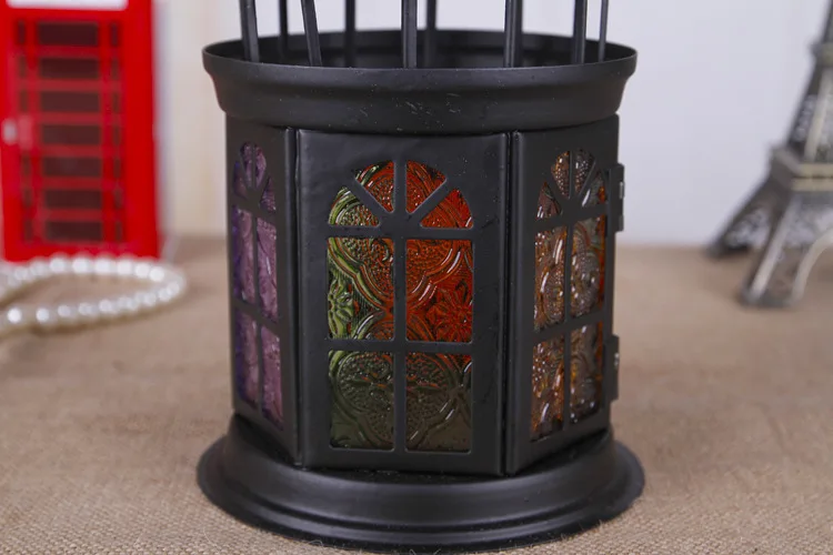 European Candlestick ornaments creative zakka Iron crafts decorations gifts wholesale