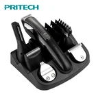 PRITECH Cordless men waterproof electric rechargeable hair clipper trimmer set