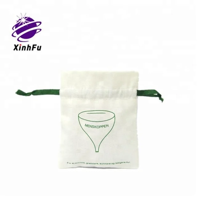 custom printed muslin small cotton drawstring bags wholesale