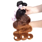 Trio 1B 4 30 Color Ombre Brazilian Human Hair Bundles Remy Hair Body Wave
