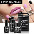 Gel Polish Gel Polish Free Sample Uv Gel Nail Polish 3 Step Gel Base Coat