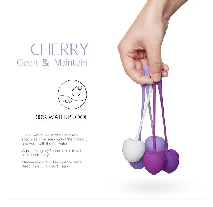 Набор вагинальных шариков FemmeFit купить со скидкой в секс шопе  Вагинальные шарики  Без вибрации