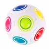 RAINBOW MAGIC BALL PLASTIC CUBE TWIST CHILDREN'S EDUCATIONAL TOY TEENAGERS ADULT STRESS RELIEVER SW18-019