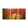 Unframed 3 panels Palette Thick Knife Oil Painting On Canvas Home Wall Decor For Living Room Artwork
