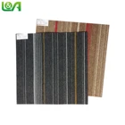 Striped nylon carpet tile 50x50 new design multi level loop commercial carpet tiles new design carpet tiles with pvc backing