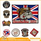 Wholesale factory direct price cheap jeans patches custom 3d puff embroidery patch