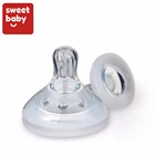 Natural Flow Wide Neck Bottle Liquid Silicone Baby Feeding Nipples