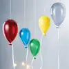 Top quality glass blown balloon vary color modern home decoration