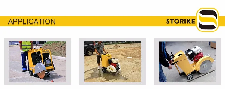 Hand Push Light Equipment Asphalt Road Cutter Concrete Saw /Concrete Floor Cutting Machine factory