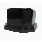Traditional black plastic trophy parts base, trophy accessories