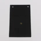 Black Thin Jacquard oxford polyester fabric two times PU coated