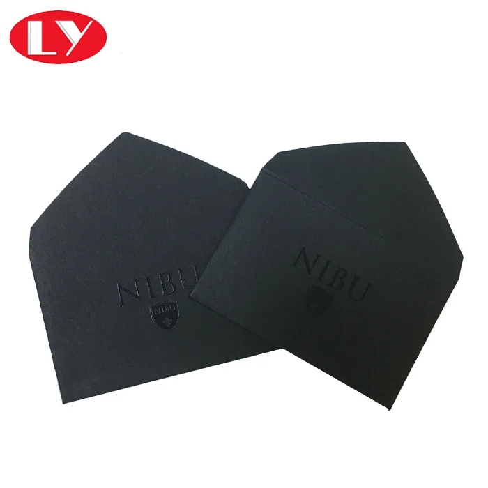 cheap black mini gift envelope for gift card