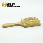 multi-angle head square Wooden Paddle Hair Brush