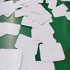 White 520gsm PE film container paper board lids for aluminum foil container