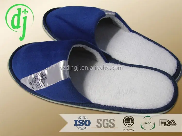 deluxe cotton waffle slippers for hotel/spa /disposable silppers