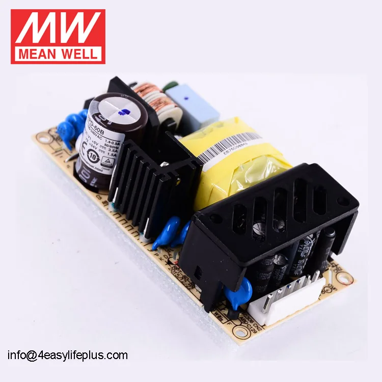 Mean Well 60w Medical Type Dual Voltage 12v 5v Power Supply Rpd 60a