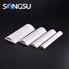 Produce and wholesale Durable fire resistant pvc floor wiring duct/floor cable cord cover