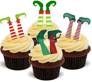 plastic christmas cake decoration
