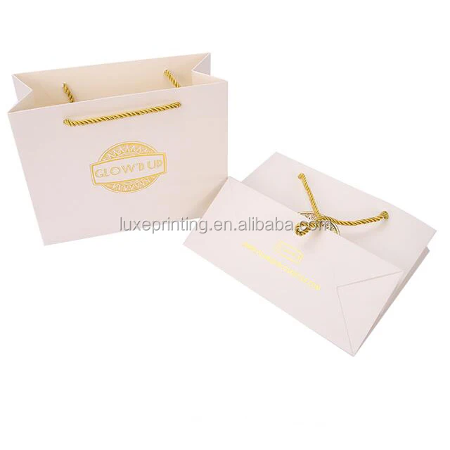 marble design printing gift packaging paper bag for jewelry