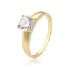 11856 Xuping fashion single stone designs gold plated women finger ring jewelry, jewelry palace
