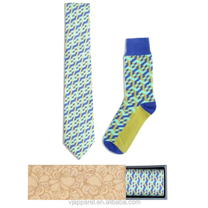 Gift Set Custom Matching Tie And Sock For Men Buy Quality Tie And
