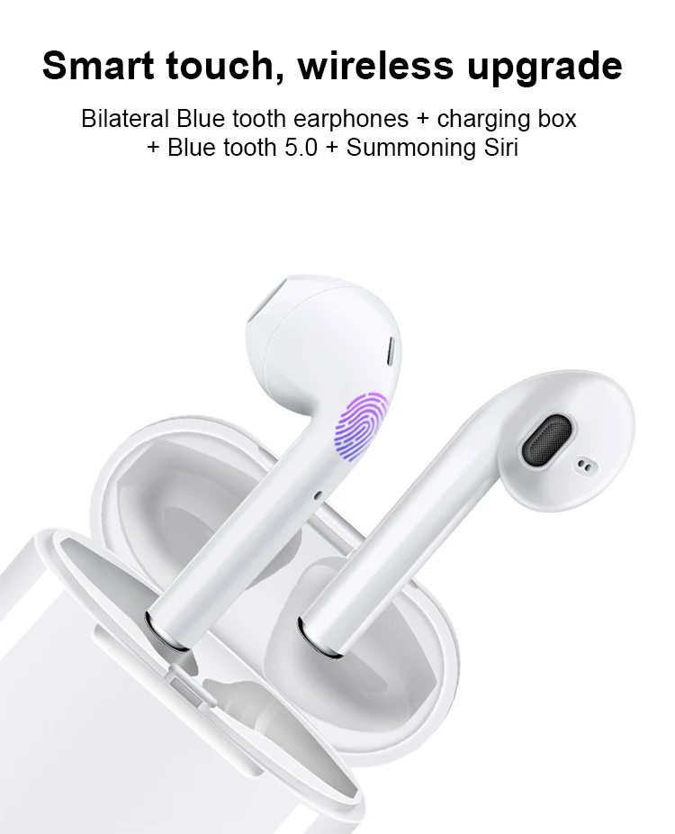 2019 New Hot selling 5.0 TWS stereo earbuds i11 tws, i11 with charging case wireless headphone sport earphone auto paring - ANKUX.COM