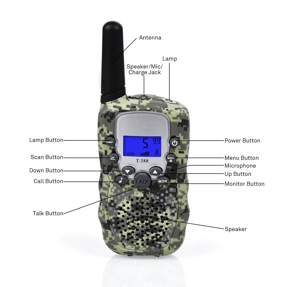 High quality PMR walkie talkie for kids wholesale 8 channles 5 KM - ANKUX Tech Co., Ltd
