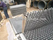 mine screen with hook /crimped wire mesh