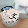 Cocostyles customized hot premium blue baby shower gift box with high quality lovely cute baby clothes for newborn baby boy