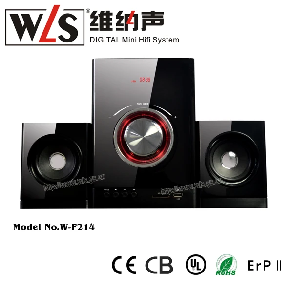 WLS Top 3 Home Theater System portable active radio player W-F210 support USB - ANKUX.COM