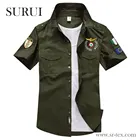 Foreign trade cotton short sleeves men's shirt