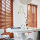 50mm blackout ladder belt bamboo shades venetian window blinds