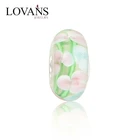 Sterling Silver Italy Flower Murano Glass Beads Manufacturers For Sale JP5203