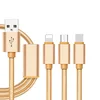Wholesale 3 in 1 multi usb charging cable for ipad charging cable from China factory