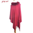 Fake long rabbit feather fox faux fur shawls and stole stoles
