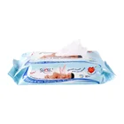 wholesale OEM service 50/80 Pcs skin cleaning Antibacterial Bamboo Soft Baby Wipes Wet Tissue