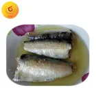 Chinese 125g Canned Sardine in White Oil Wholesale Canned Sardine Fish