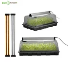 propagation lights grow mini microgreen hydroponic agriculture plant nursery tray dome set kit seed propagator