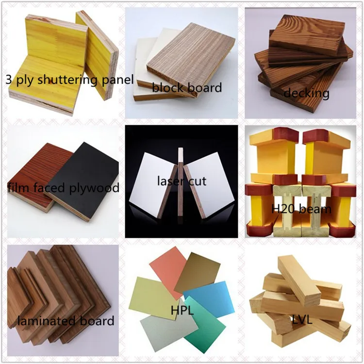 red film 610*2440 finger jointed plywood for concrete formwork